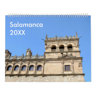 Calendário 12 meses Salamanca, Espanha