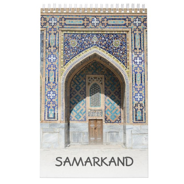 Calendário 12 meses Samarkand, Usbequistão (Capa)