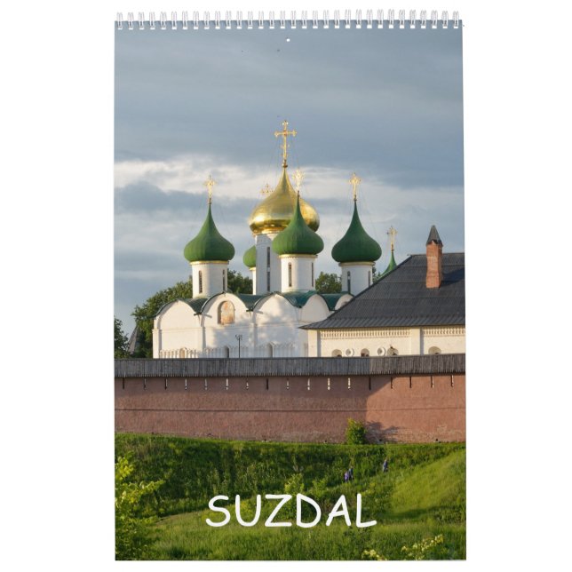 Calendário 12 meses Suzdal, Rússia (Capa)
