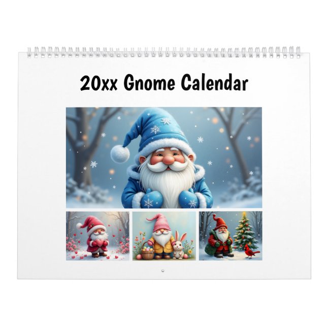 Calendário 12 Month Gnome  (Capa)