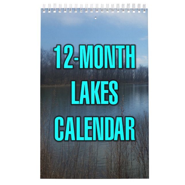 Calendário 12-Month Lakes (Capa)