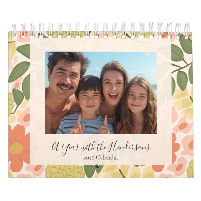 Calendário 12-Month Photo Calendar – Holiday Gift (Capa)