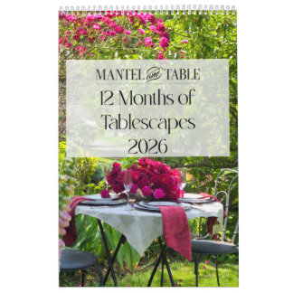 Calendário 12 Months of Beautiful Tablescapes 2026