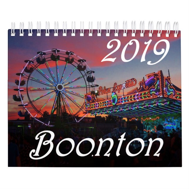 Calendário 15-Month de Boonton New-jersey 2019 (Capa)