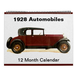Calendário 1928 carros antigos e antigos carros antigos, carr