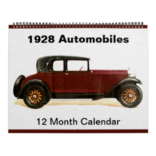 Calendário 1928 carros antigos e antigos carros antigos, carr