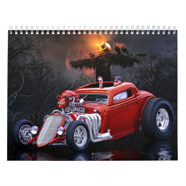 Calendário 1 do hot rod (Capa)