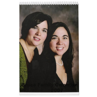 Calendário 2007 da família          de Bruce