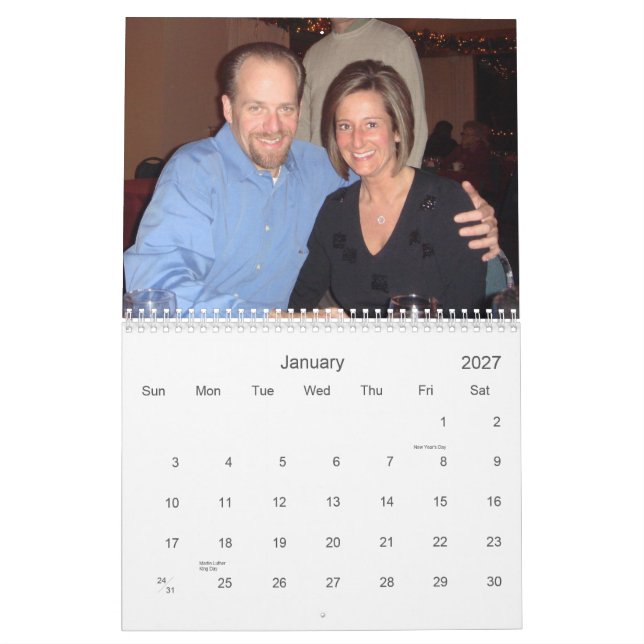 Calendário 2007 da família de Douvris (Jan 2027)