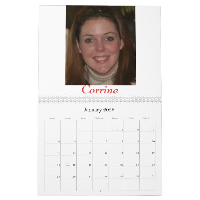 Calendário 2007 da família de Gangl (Jan 2026)