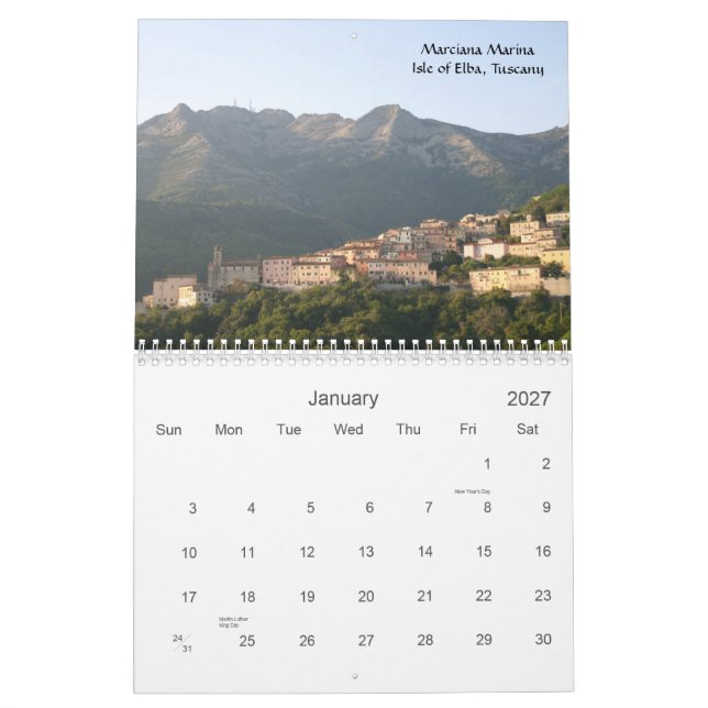 Calendário 2007Images de TuscanyHighland Ridg… (Jan 2027)