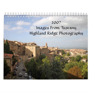 Calendário 2007Images de TuscanyHighland Ridg…