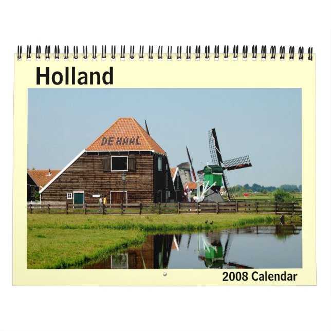 Calendário 2008 da foto de Holland (Capa)