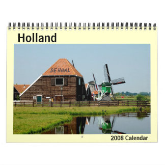 Calendário 2008 da foto de Holland