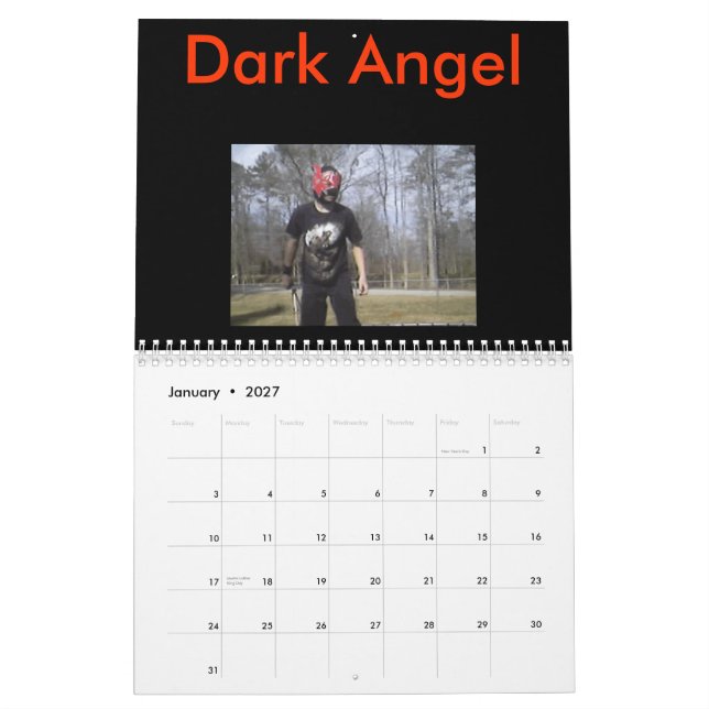 Calendário 2008 de BZW (Jan 2027)