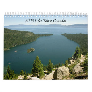 Calendário 2008 de Lake Tahoe