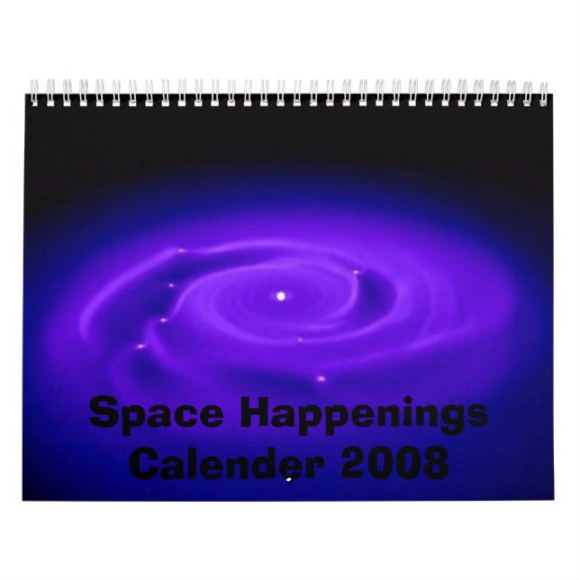 Calendário 2008 dos acontecimentos do espaço (Capa)
