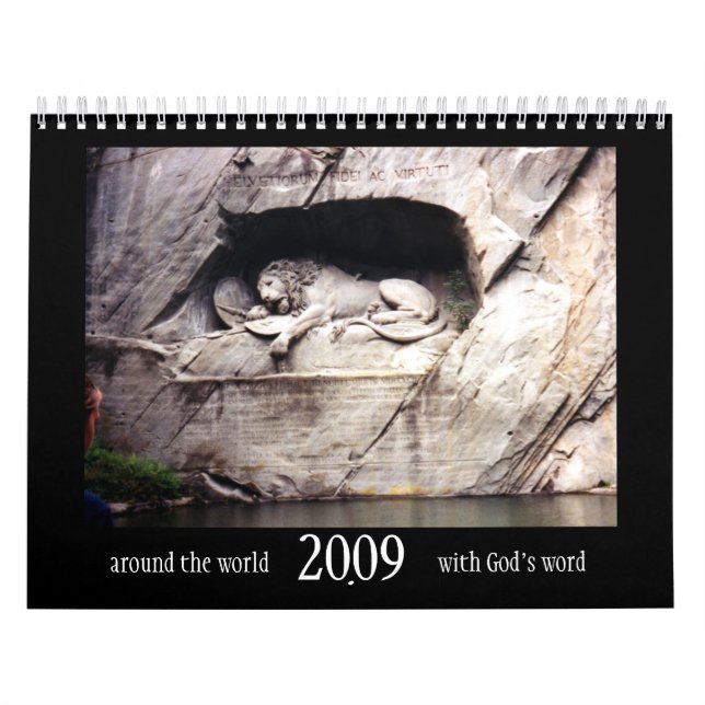Calendário 2009 da escritura (Capa)