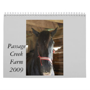 Calendário 2009 da fazenda da angra da passagem