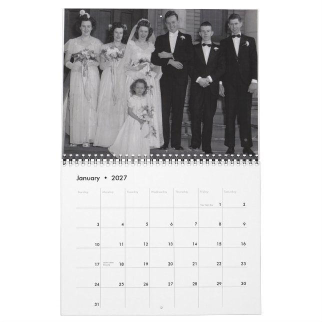 Calendário 2009 de Hoefleins (Jan 2027)