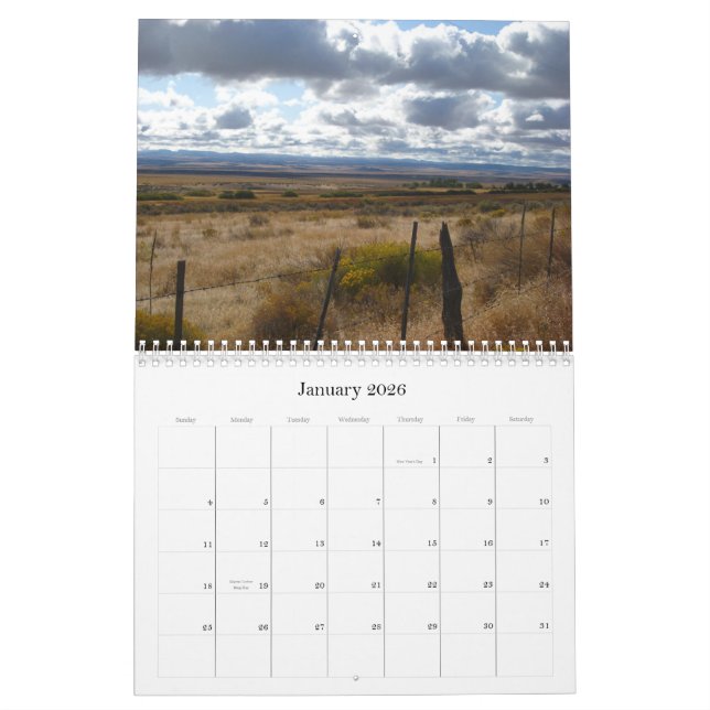 Calendário 2009 de Oregon (Jan 2026)