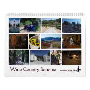 Calendário 2009 de Sonoma da região vinícola (A