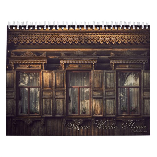 Calendário 2009 de Vladstudio - casas de madeira (Capa)