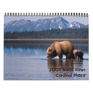 Calendário 2009 visões mundiais - personalizadas