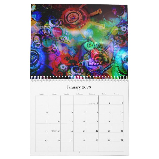 Calendário 2010 da alienígena & do monstro por (Jan 2026)