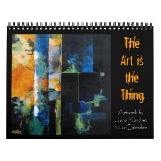 Calendário 2010 da arte de Jana Sánchez