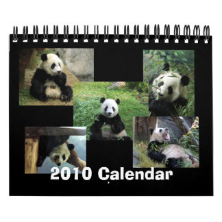 Calendário 2010 da panda