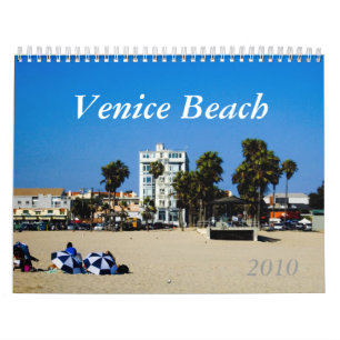 Calendário 2010 da praia de Veneza