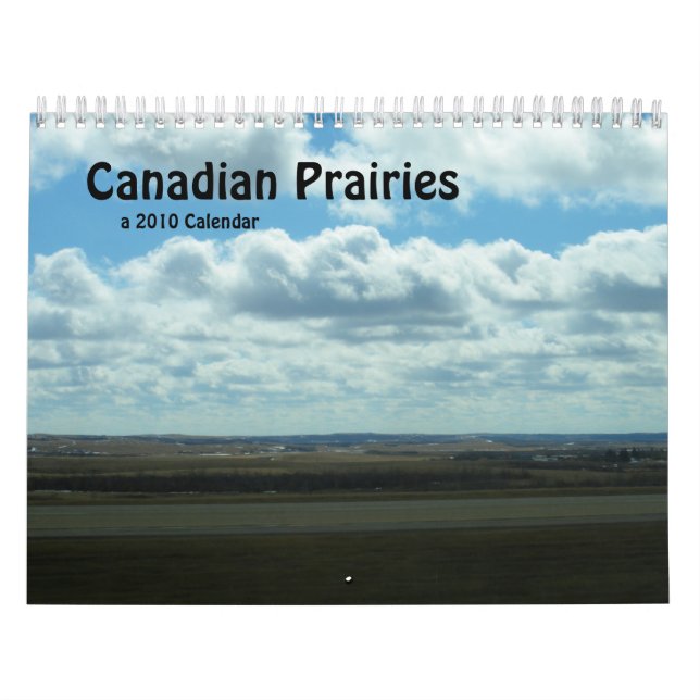 Calendário 2010 das Pradarias Canadenses (Capa)