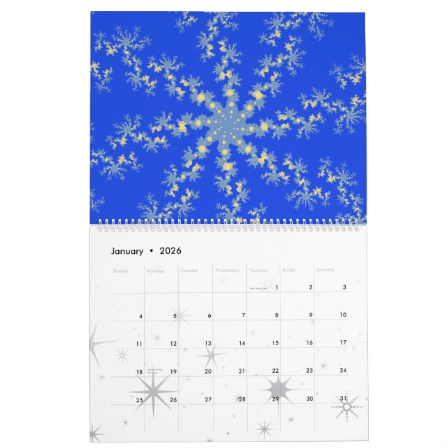 Calendário 2010 do Fractal 2 (Jan 2026)