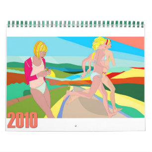 Calendário 2010 ilustrado pelo nerosunero
