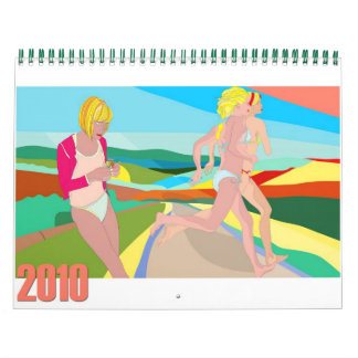 Calendário 2010 ilustrado pelo nerosunero