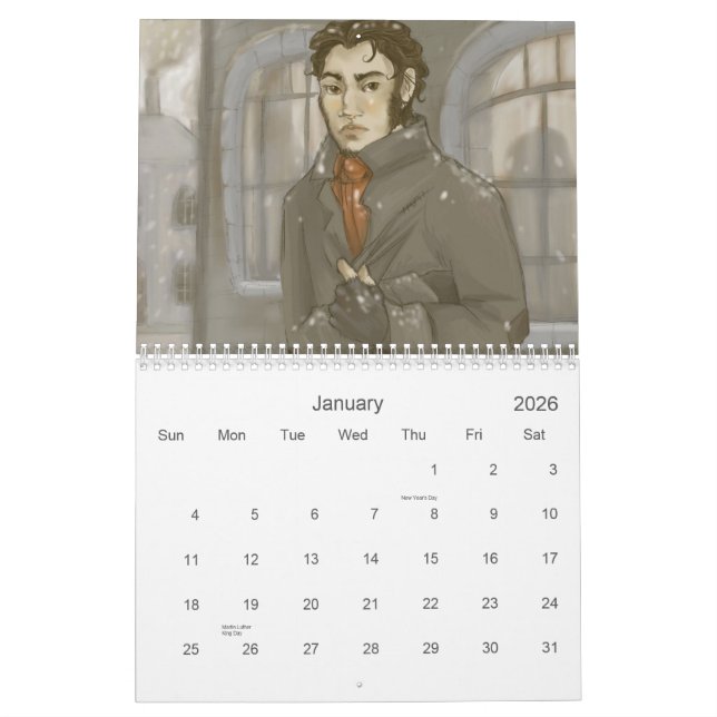 Calendário 2010: Um ano em Camis (Jan 2026)