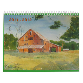 calendário 2011 - 2012 pelo telhador de Kevin