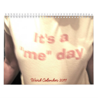 Calendário 2011 da palavra