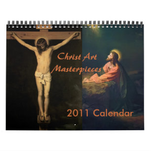 Calendário 2011 das obra-primas da arte do cristo