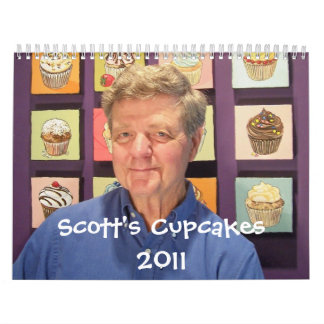 Calendário 2011 do cupcake de Scott