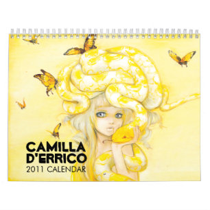 Calendário 2011 do d'Errico de Camilla