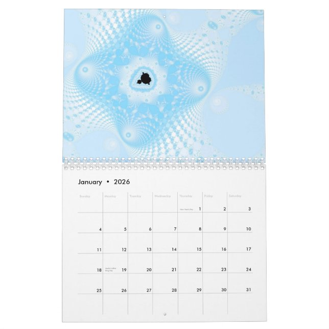 Calendário 2011 do Fractal (Jan 2026)