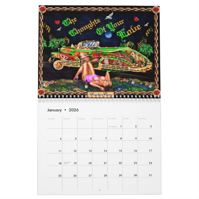 CALENDÁRIO 2011 DO LOWRIDER (Jan 2026)