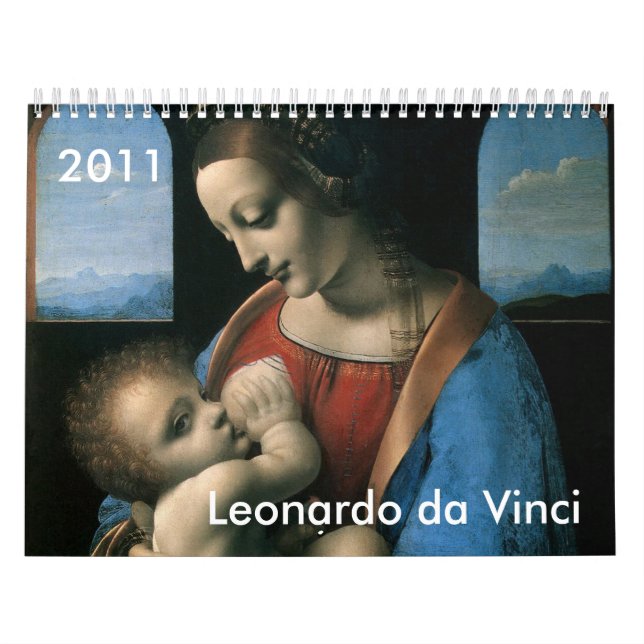 Calendário 2011, Leonardo da Vinci (Capa)