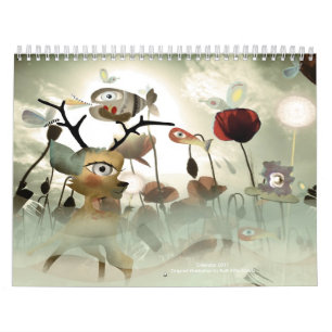 Calendário 2011 Transparência e cor caprichosos