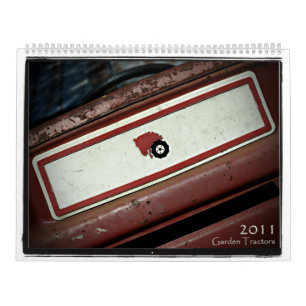 Calendário 2011 tratores do jardim
