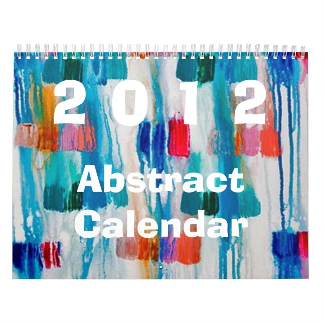 Calendário 2012 abstrato (Capa)
