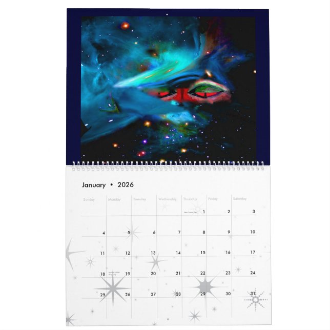 Calendário 2012 - Betelgeuse e Mintaka (Jan 2026)