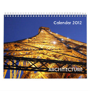 Calendário 2012 da arquitetura
